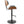 Lombardi - Mid Century Modern Adjustable Barstool With Swivel With Straight T Footrest (Set of 3)