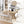 TOPMAX Farmhouse 6-Piece Extendable Dining Table Set