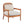Elliston Rattan Backrest Solid Wood Accent Chair with Cushions - Set of 2