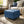 Navy Tufted Ottoman
