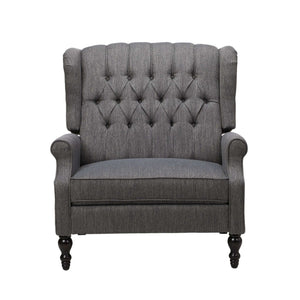 Dunham Contemporary Fabric Tufted Oversized Pushback Recliner