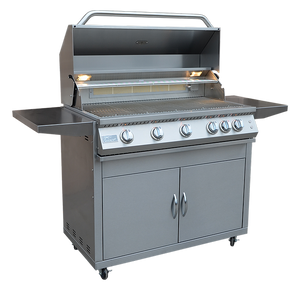 KoKoMo BBQ Grill 40” Professional 5-Burner Freestanding Cart Model