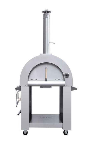Kokomo Wood Fired Pizza Oven – 32” Stainless Steel, Freestanding or Built-In Options