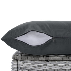 Outdoor Furniture Set Patio Rattan with Recliners and Tables