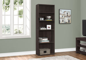 6-Tier Transitional Bookshelf for Office