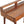 Elevated Chestnut Console Table, 2-Drawers, Nordic Legs