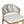 Outdoor Bar Height Metal Frame Counter Stools with Scallop-Shaped Backrest & Water-Resistant Cushions