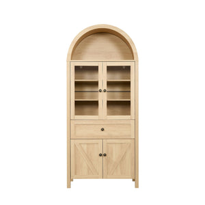 Retro Dome Cabinet With Large Storage Space