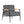 Modern Accent Chair With Plush Cushions and Wooden Armrests