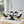 Dining Table With Geometric X Frame For Kitchen Or Dining Room - White Marble