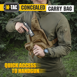 M-Tac Sling Pistol Bag with Loop Panel Elite - TRAPSKI