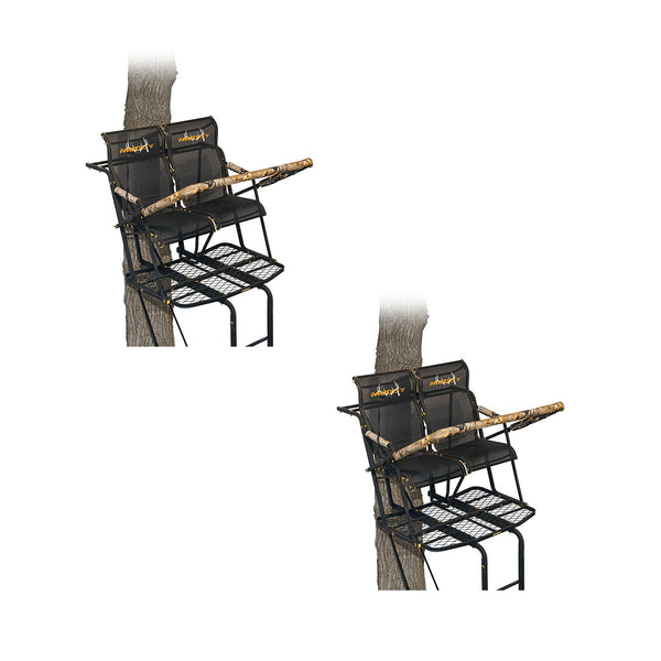 Muddy MLS2800 Rebel 2.5 17 Foot 2 Person Deer Hunting Ladder Tree Stand (2 Pack)