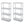 Gracious Living Knect-A-Shelf 4 Tier Light Duty Storage Shelving System (2 Pack)