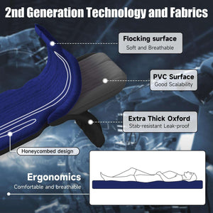 DikaSun Universal SUV Air Mattress – Upgraded Flocking, Extra-Thick Oxford Surface, with Electric Pump & 3M Charging Cable (Navy)