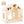 3-4 Kids Large Play Tent House with 2 Opening Doors and Star Lights-Beige