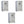 Little Giant Dry Food Automatic Steel 50 Pound Dog Feeder Chow Hound (3 Pack)