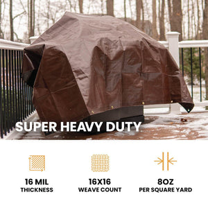 30’ x 40’ Super Heavy Duty Poly Tarp - TRAPSKI