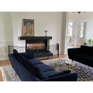 Scandinavian Pet Design Pet Flex System XXL Wall Mounted At Home Dog Gate, Black