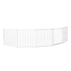 Scandinavian Pet Design Pet Flex System XXL Wall Mounted At Home Dog Gate, White