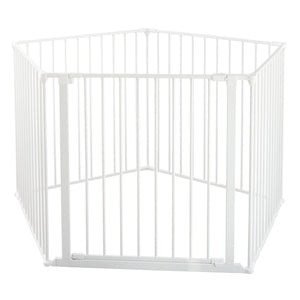 Scandinavian Pet Design Pet Flex System XXL Wall Mounted At Home Dog Gate, White