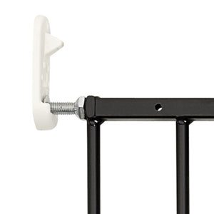 Scandinavian Pet MultiDan Wall Mount 24.6-42in Doorway Safety Baby Gate, Black