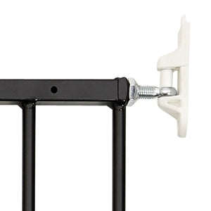 Scandinavian Pet MultiDan Wall Mount 24.6-42in Doorway Safety Baby Gate, Black