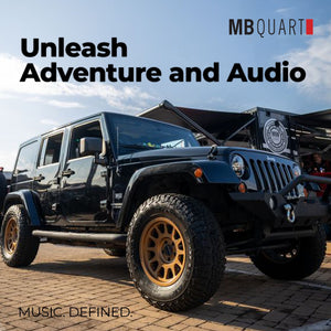 MB Quart Jeep Gladiator Compatible 400 Watt Dual Subwoofer Amp Set, MBQJT-SUBA-1