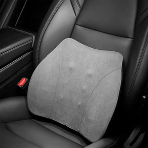 WENNEBIRD Model Q Lumbar Memory Foam Support Pillow to Improve Posture, Grey