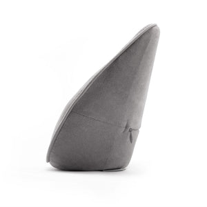 WENNEBIRD Model B Lumbar Memory Foam Support Pillow to Improve Posture, Grey - TRAPSKI