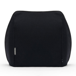 WENNEBIRD Model Q Lumbar Memory Foam Support Pillow to Improve Posture, Black