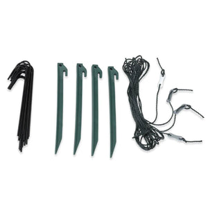 Upper Bounce Ogrow 2 Door Walk In Greenhouse with Ventilation Windows, Green