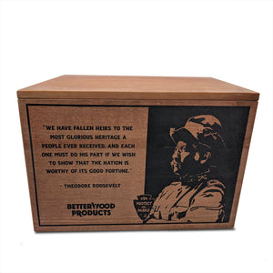 Betterwood Products 04405 Fatwood Firestarter in Wooden Crate, Yosemite, 13 LB - TRAPSKI