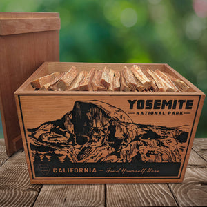 Betterwood Products 04405 Fatwood Firestarter in Wooden Crate, Yosemite, 13 LB - TRAPSKI