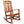 PolyTEAK Porch Rockers Collection Poly Lumber All Weather Rocking Chair, Brown