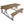 Plastic Development Group 6 Foot Picnic Table for Indoor and Outdoor Use, Brown