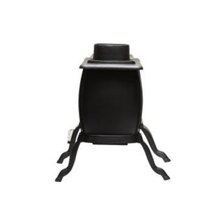 US Stove Company Rustic 900 Square Foot Clean Burning Cast Iron Log Wood Stove