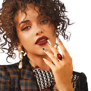 Morgan Taylor Fall 2022 Plaid Reputation Nail Lacquer Polish Manicure Set 3 Pack - TRAPSKI