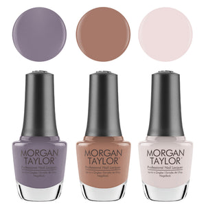 Morgan Taylor Fall 2022 Plaid Reputation Nail Lacquer Polish Manicure Set 3 Pack - TRAPSKI