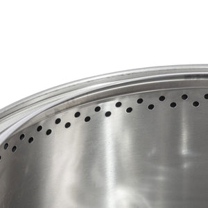 Flame Engine 19 Inch Square Smokeless Fire Pit w/Carry Bag, 304 Stainless Steel