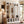 U-Can Farmhouse Entryway Storage Cabinet with Shoe Rack & Display Cubbies