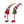 Set of 2 Fabric Standing Holiday Gnomes