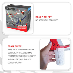 VOLANTEXRC T28 Trojan Ready To Fly Remote Control Airplane with Gyro Stabilizer