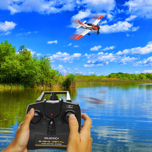 VOLANTEXRC T28 Trojan Ready To Fly Remote Control Airplane with Gyro Stabilizer