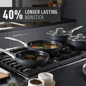 Calphalon 13-Piece Nonstick Kitchen Cookware Set with Stay-Cool Handles, Black - TRAPSKI