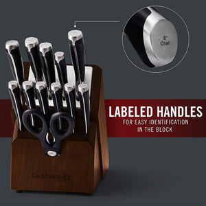 Calphalon Precision SharpIN Nonstick 13-Piece Knife Set w/ Self-Sharpening Block