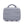 4-Piece PP Spinner Wheel Luggage Set with Cosmetic Case, Light Gray