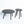 2-Piece Round Nesting Coffee Table Set, Modern