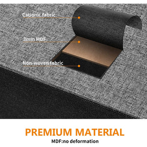 REAHOME 6 Drawer Dresser Organization Storage Unit with Steel Frame, Light Grey