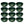 Little Giant 3 Gal Durable Flat Farm Livestock Feed Utility Pan, Green (12 Pack)