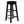 PJ Wood Classic Round-Seat 29 Inch Tall Kitchen Counter Stools, Black, Set of 2